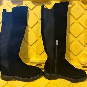 Antonio Milani Size 5.5 Black Leather Boots